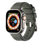 Double Ring Silicone Watch Band, For Apple Watch SE 40mm, For Apple Watch SE 44mm, For Apple Watch 6 40mm, For Apple Watch 6 44mm