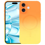 Liquid TPU Silicone Gradient MagSafe Phone Case, For iPhone 17e / 16e, For iPhone 17 Pro Max, For iPhone 17 Pro, For iPhone 17, For iPhone Air, For iPhone 16 Pro Max, For iPhone 16 Pro, For iPhone 16 Plus