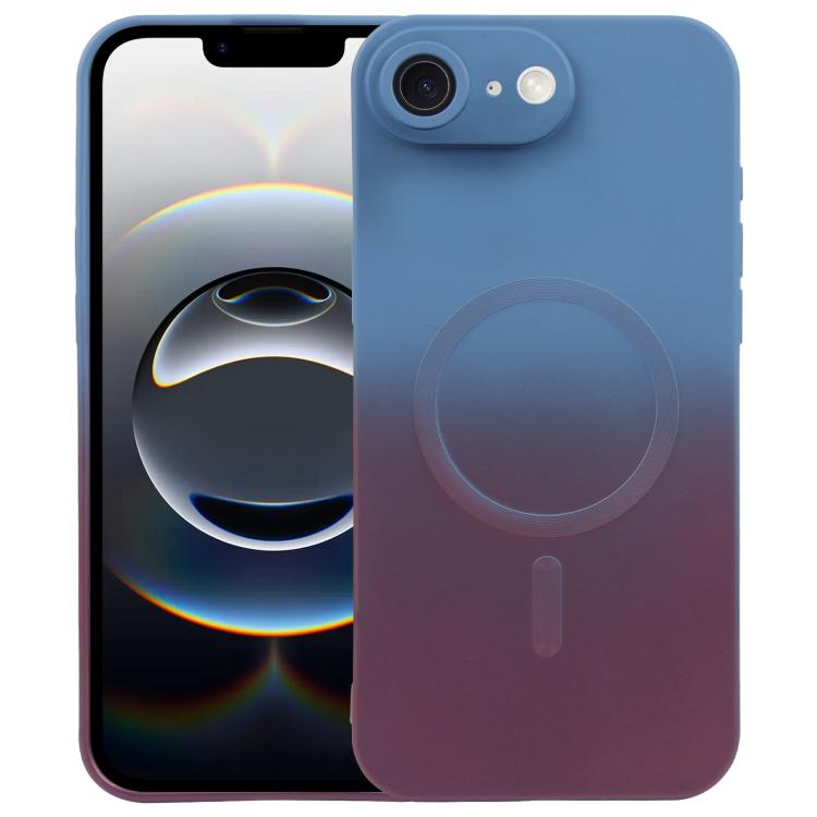 Liquid TPU Silicone Gradient MagSafe Phone Case, For iPhone 17e / 16e, For iPhone 17 Pro Max, For iPhone 17 Pro, For iPhone 17, For iPhone Air, For iPhone 16 Pro Max, For iPhone 16 Pro, For iPhone 16 Plus
