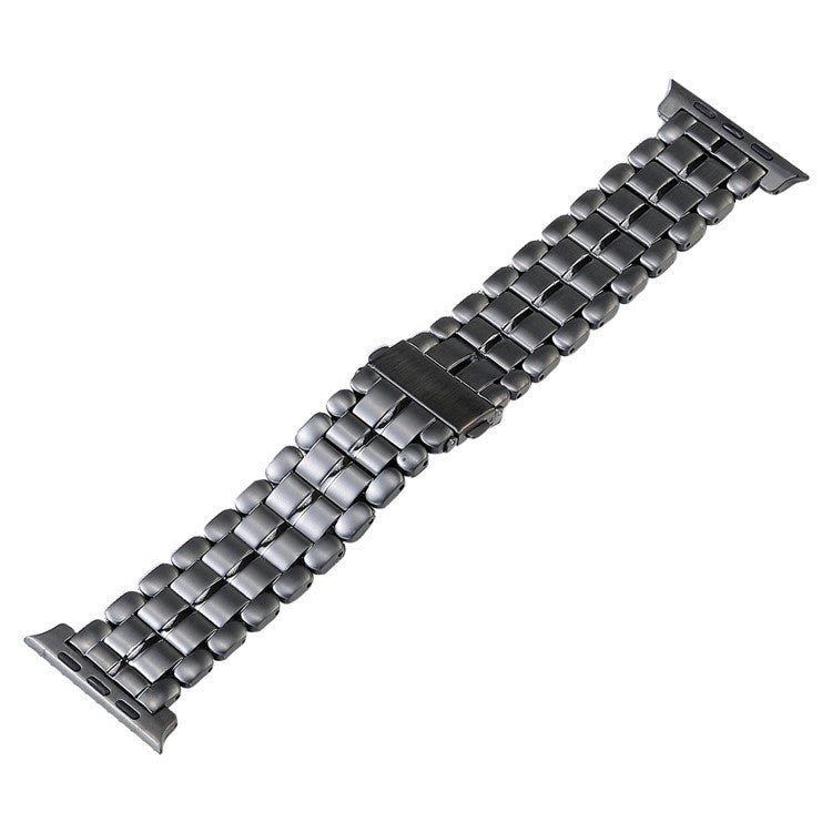 Five Beads Titanium Steel Watch Band, For Apple Watch Ultra 49mm, For Apple Watch SE 2023 44mm, For Apple Watch SE 2023 40mm, For Apple Watch Ultra 2 49mm, For Apple Watch Series 9 45mm, For Apple Watch SE 2022 40mm, For Apple Watch SE 2022 44mm       ...
