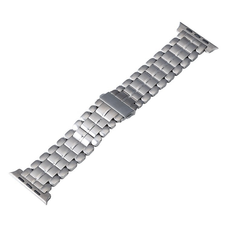 Five Beads Titanium Steel Watch Band, For Apple Watch Ultra 49mm, For Apple Watch SE 2023 44mm, For Apple Watch SE 2023 40mm, For Apple Watch Ultra 2 49mm, For Apple Watch Series 9 45mm, For Apple Watch SE 2022 40mm, For Apple Watch SE 2022 44mm       ...