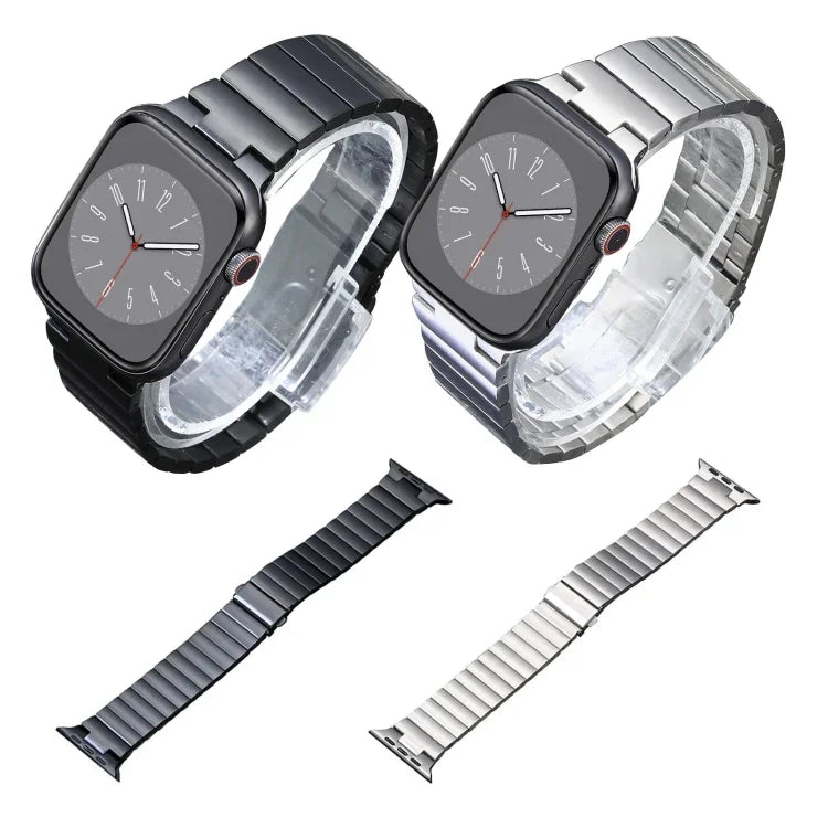Flat Buckle Stainless Steel Watch Band, For Apple Watch Series 2 42mm, For Apple Watch Series 2 38mm