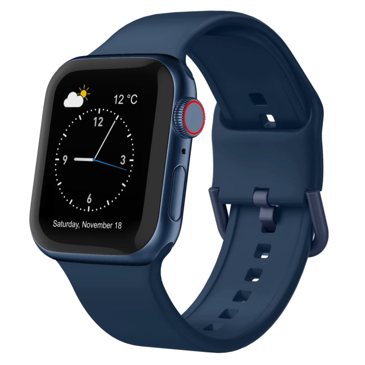 Pin Buckle Silicone Watch Band, For Apple Watch Ultra 49mm