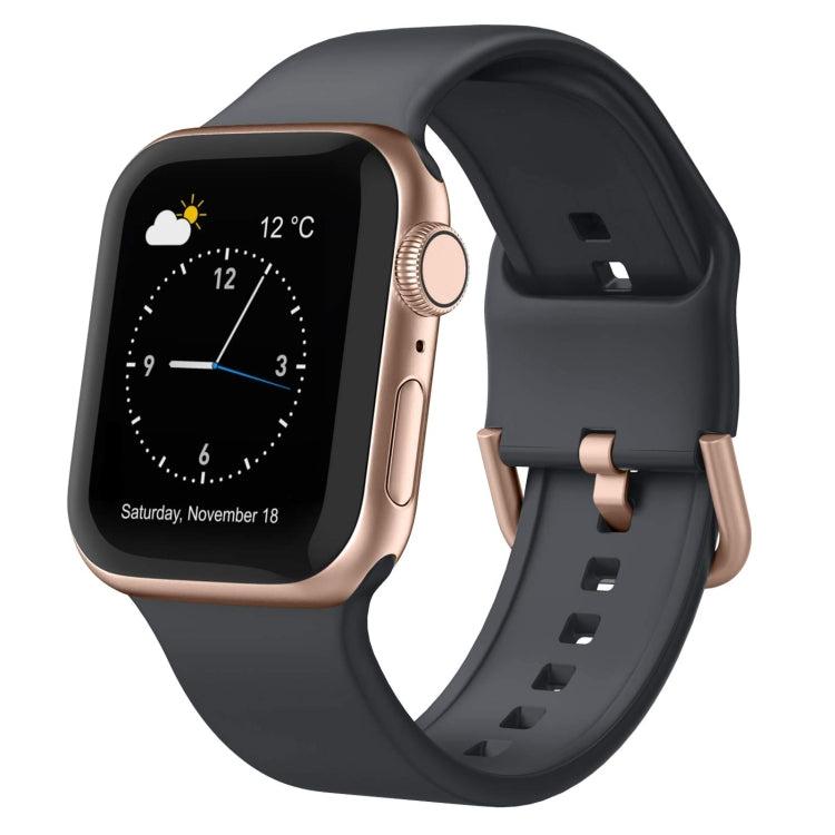 Pin Buckle Silicone Watch Band, For Apple Watch Series 8 41mm