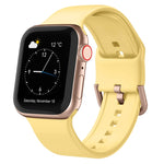 Pin Buckle Silicone Watch Band, For Apple Watch Series 6 40mm