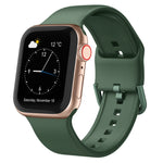 Pin Buckle Silicone Watch Band, For Apple Watch Series 5 40mm
