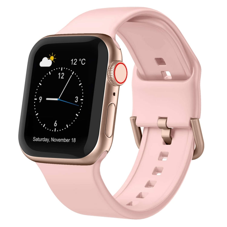 Pin Buckle Silicone Watch Band, For Apple Watch Series 5 40mm