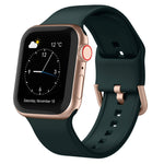 Pin Buckle Silicone Watch Band, For Apple Watch Series 5 40mm