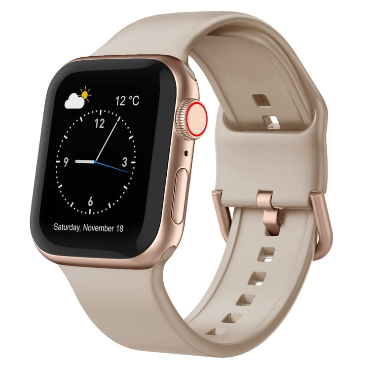 Pin Buckle Silicone Watch Band, For Apple Watch Series 2 42mm