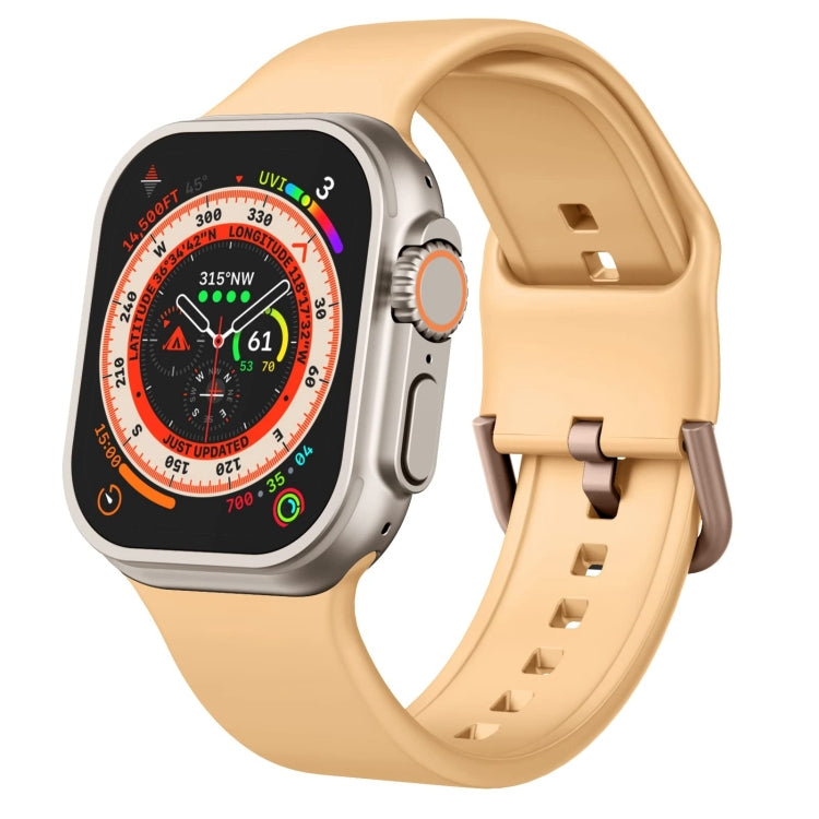 Pin Buckle Silicone Watch Band, For Apple Watch Ultra 2 49mm