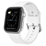 Pin Buckle Silicone Watch Band, For Apple Watch Series 9 41mm