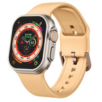 Pin Buckle Silicone Watch Band, For Apple Watch Series 9 41mm
