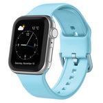 Pin Buckle Silicone Watch Band, For Apple Watch Series 9 41mm