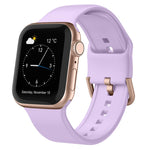 Pin Buckle Silicone Watch Band, For Apple Watch Series 9 41mm