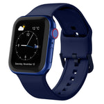 Pin Buckle Silicone Watch Band, For Apple Watch SE 2023 40mm