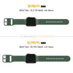 Pin Buckle Silicone Watch Band, For Apple Watch Series 10 46mm