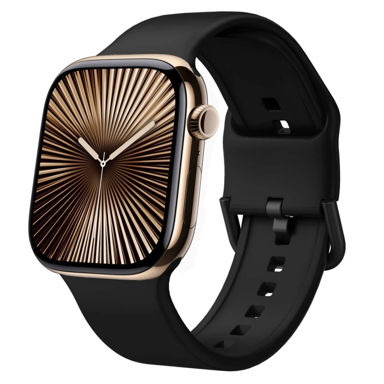 Pin Buckle Silicone Watch Band, For Apple Watch Series 10 46mm