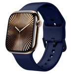 Pin Buckle Silicone Watch Band, For Apple Watch Series 10 46mm