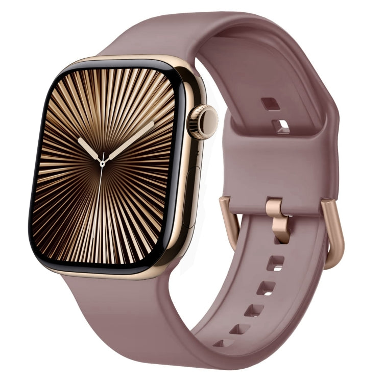 Pin Buckle Silicone Watch Band, For Apple Watch Series 10 46mm