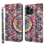 3D Painted Leather Phone Case, For iPhone 15 Pro Max, For iPhone 15 Pro, For iPhone 15 Plus, For iPhone 15