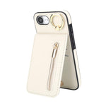 Retro Ring and Zipper RFID Card Slot Phone Case, For iPhone 17e / 16e, For iPhone 17 Pro Max, For iPhone 17 Pro, For iPhone 17, For iPhone Air, For iPhone 16 Pro Max