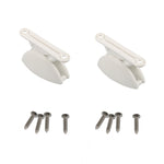 A8627 2 Pair RV Hatch Semi-circular Retainer Kit with Screws