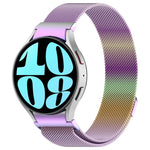 Button Style Milan Magnetic Metal Watch Band, For Samsung Galaxy Watch 6