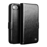QIALINO Classic 103 Buckle Genuine Leather Phone Case, For iPhone 17e / 16e, For iPhone 17 Pro Max, For iPhone 17 Pro, For iPhone 17, For iPhone Air, For iPhone 15 Pro Max, For iPhone 15 Plus