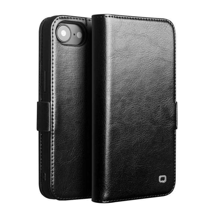 QIALINO Classic 103 Buckle Genuine Leather Phone Case, For iPhone 17e / 16e, For iPhone 17 Pro Max, For iPhone 17 Pro, For iPhone 17, For iPhone Air, For iPhone 15 Pro Max, For iPhone 15 Plus