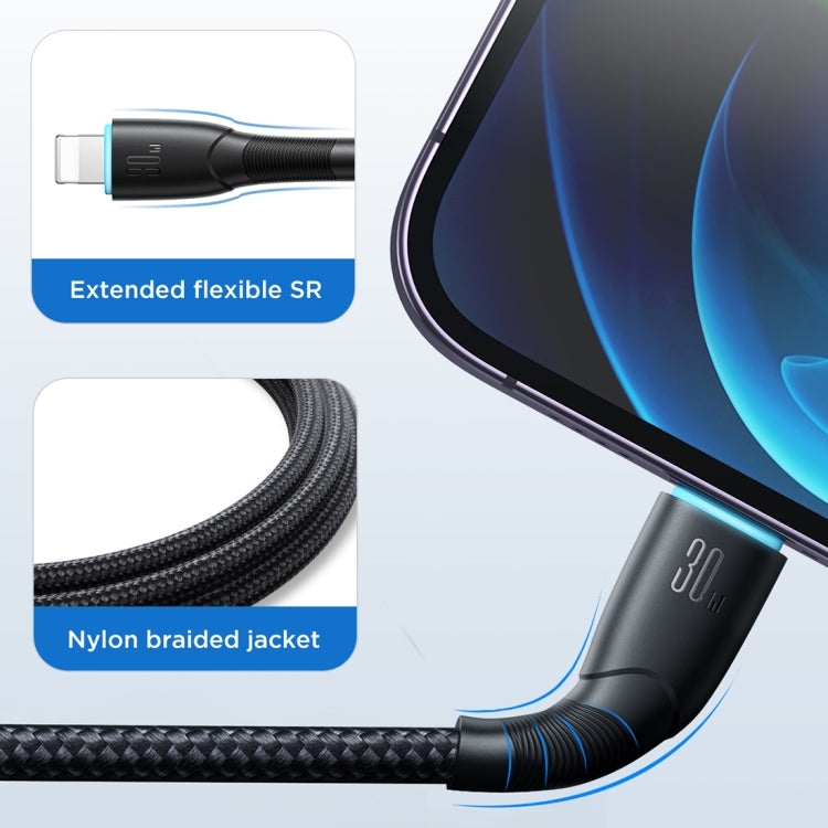JOYROOM SA32-CL3 Starry Series 30W USB-C / Type-C to 8 Pin Fast Charging Data Cable, USB-C / Type-C to 8 Pin