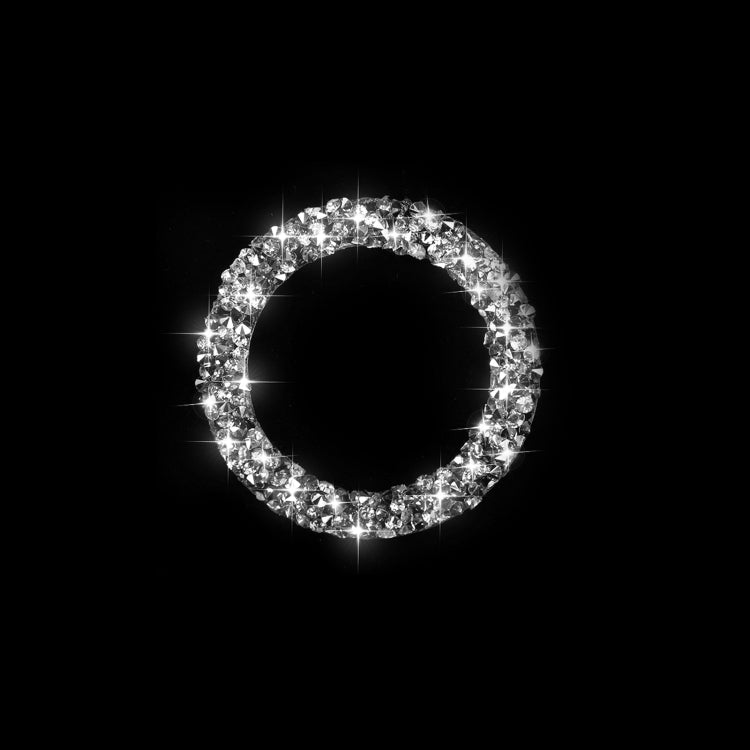 For BMW 3 Series E90 / E92 / E93 2009-2012 Car One-click Start Ring Diamond Decorative Sticker, One-click Start Ring