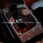 For BMW 3 Series E90 / E92 / E93 2009-2012 Car One-click Start Ring Diamond Decorative Sticker, One-click Start Ring