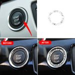 For BMW 3 Series E90 / E92 / E93 2009-2012 Car One-click Start Ring Diamond Decorative Sticker, One-click Start Ring