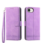 Dierfeng Dream Line TPU Hybrid PU Leather Phone Case, For iPhone 17 Pro Max, For iPhone 17 Pro, For iPhone 17, For iPhone Air, For iPhone 16e, For iPhone 16 Pro Max, For iPhone 16 Pro, For iPhone 16 Plus