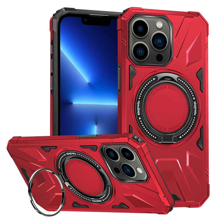 MagSafe Magnetic Shockproof Phone Case with Ring Holder, For iPhone 14 Plus, For iPhone 14/13, For iPhone 14 Pro, For iPhone 14 Pro Max, For iPhone 13 Pro Max, For iPhone 13 Pro