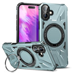 MagSafe Magnetic Shockproof Phone Case with Ring Holder, For iPhone 16 Plus, For iPhone 16, For iPhone 15 Pro Max, For iPhone 15 Pro, For iPhone 15 Plus, For iPhone 15