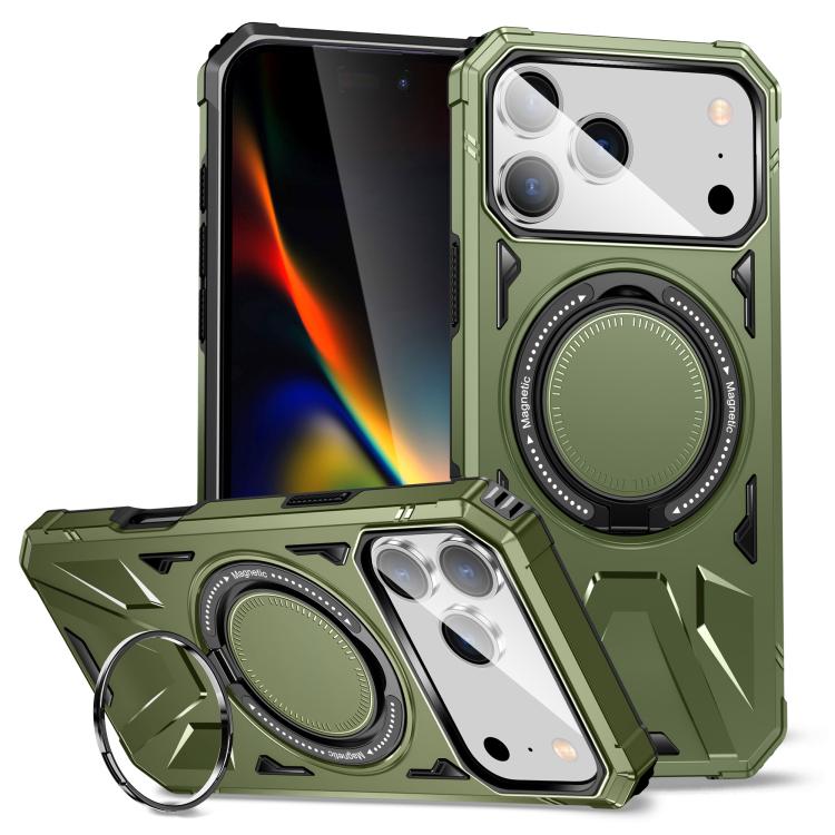 MagSafe Magnetic Shockproof Phone Case with Ring Holder, For iPhone 17 Pro Max, For iPhone 17 Pro, For iPhone 17, For iPhone Air, For iPhone 16 Pro Max, For iPhone 16 Pro