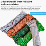 Outdoor Thick Nylon Rope for Hanging Clothes, Random Color, 5m, 20m