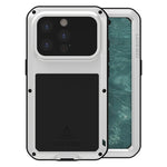 LOVE MEI Metal Shockproof Life Waterproof Dustproof Phone Case, For iPhone 17 Pro Max, For iPhone 17 Pro, For iPhone 17, For iPhone 16 Pro Max, For iPhone 16 Pro, For iPhone 16, For iPhone 15 Pro Max, For iPhone 15 Pro