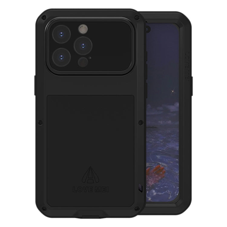 LOVE MEI Metal Shockproof Life Waterproof Dustproof Phone Case, For iPhone 17 Pro Max, For iPhone 17 Pro, For iPhone 17, For iPhone 16 Pro Max, For iPhone 16 Pro, For iPhone 16, For iPhone 15 Pro Max, For iPhone 15 Pro