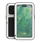 LOVE MEI Metal Shockproof Life Waterproof Dustproof Phone Case, For iPhone 17 Pro Max, For iPhone 17 Pro, For iPhone 17, For iPhone 16 Pro Max, For iPhone 16 Pro, For iPhone 16, For iPhone 15 Pro Max, For iPhone 15 Pro