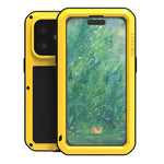 LOVE MEI Metal Shockproof Life Waterproof Dustproof Phone Case, For iPhone 17 Pro Max, For iPhone 17 Pro, For iPhone 17, For iPhone 16 Pro Max, For iPhone 16 Pro, For iPhone 16, For iPhone 15 Pro Max, For iPhone 15 Pro
