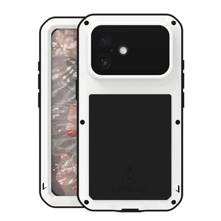 LOVE MEI Metal Shockproof Life Waterproof Dustproof Phone Case, For iPhone 17 Pro Max, For iPhone 17 Pro, For iPhone 17, For iPhone 16 Pro Max, For iPhone 16 Pro, For iPhone 16, For iPhone 15 Pro Max, For iPhone 15 Pro