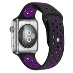 Sport Silicone Watchband Standard Edition, For Apple Watch Series 7 41mm / 6 & SE & 5 & 4 40mm / 3 & 2 & 1 38mm, For Apple Watch Ultra 49mm / Series 8&7 45mm / SE 2&6&SE&5&4 44mm / 3&2&1 42mm