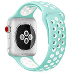 Sport Silicone Watchband Standard Edition, For Apple Watch Series 7 41mm / 6 & SE & 5 & 4 40mm / 3 & 2 & 1 38mm, For Apple Watch Ultra 49mm / Series 8&7 45mm / SE 2&6&SE&5&4 44mm / 3&2&1 42mm