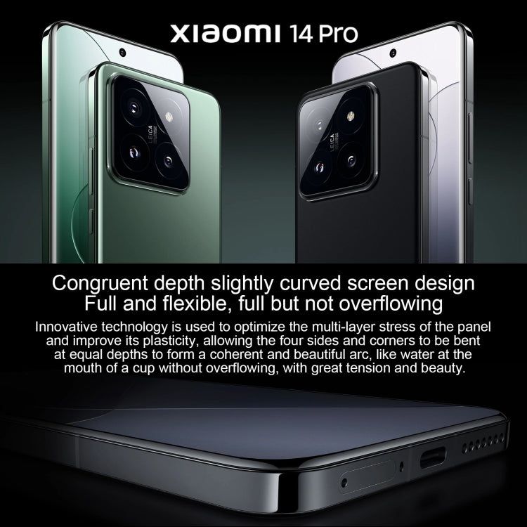 Xiaomi 14 Pro,  6.73 inch Xiaomi HyperOS Snapdragon 8 Gen 3 Octa Core 4nm up to 3.3GHz, NFC, Network: 5G, 16GB+512GB, 16GB+1TB