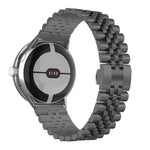 Seven Beads Stainless Steel Metal Watch Band, For Google Pixel Watch 4 / 3 / 2 / 1 41mm