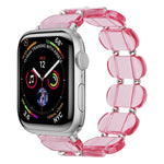 Stretch Resin Watch Band, For Apple Watch SE 2023 44mm, For Apple Watch SE 2023 40mm, For Apple Watch Ultra 2 49mm, For Apple Watch Series 9 45mm, For Apple Watch Series 9 41mm, For Apple Watch Ultra 49mm