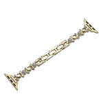 Metal Diamond Bear Chain Watch Band, For Apple Watch Series 4 44mm, For Apple Watch Series 4 40mm, For Apple Watch Series 3 38mm, For Apple Watch Series 3 42mm, For Apple Watch Series 2 42mm, For Apple Watch Series 2 38mm, For Apple Watch 42mm         ...