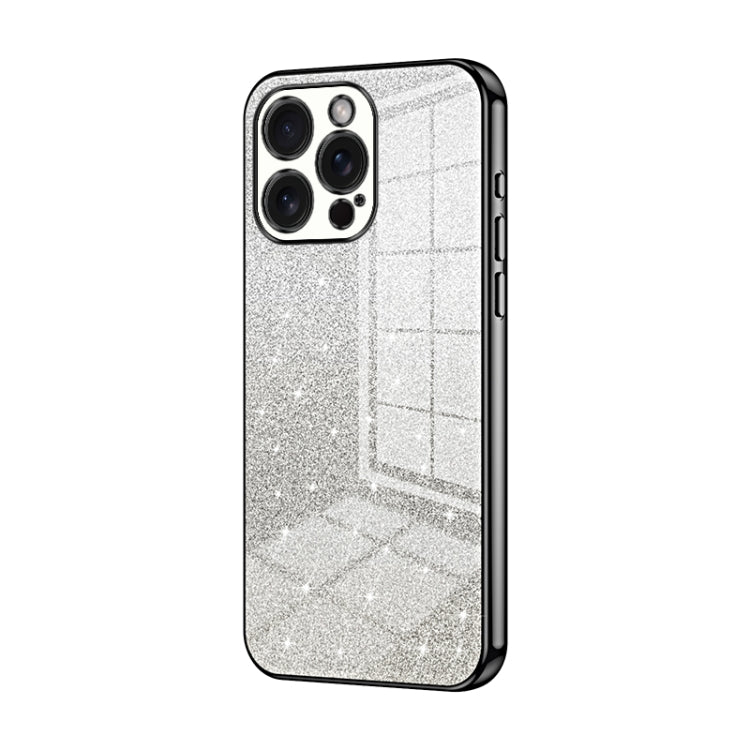 Gradient Glitter Powder Electroplated Phone Case, For iPhone 16 Pro, For iPhone 16 Plus, For iPhone 16, For iPhone 15 Pro Max, For iPhone 15 Pro, For iPhone 15 Plus